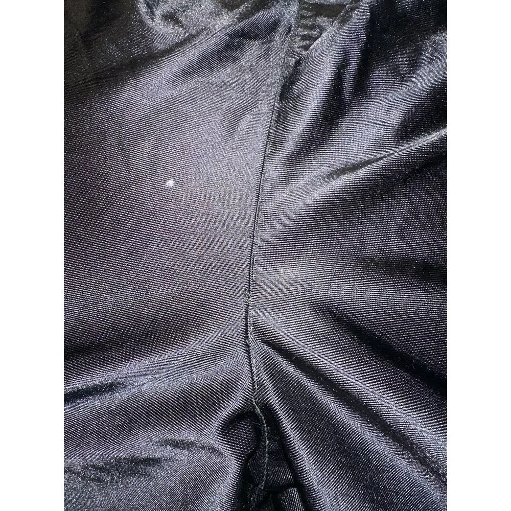 Vintage Nike Shorts Mens Blue‎ Gray Black Reversible Shiny Basketball Shorts XXL